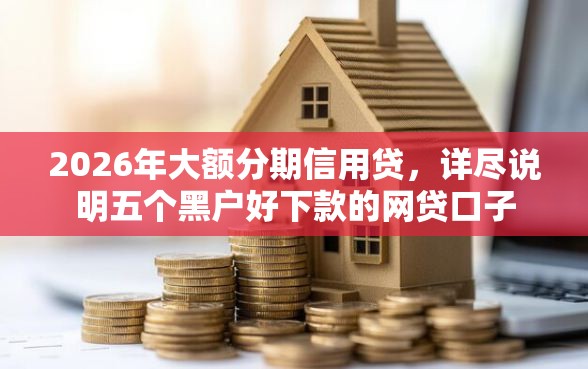 2026年大额分期信用贷，详尽说明五个黑户好下款的网贷口子