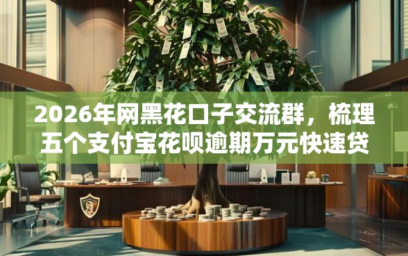 2026年网黑花口子交流群，梳理五个支付宝花呗逾期万元快速贷款平台