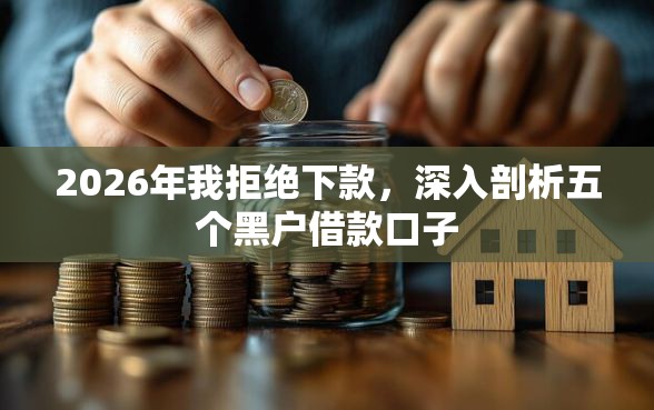 2026年我拒绝下款，深入剖析五个黑户借款口子