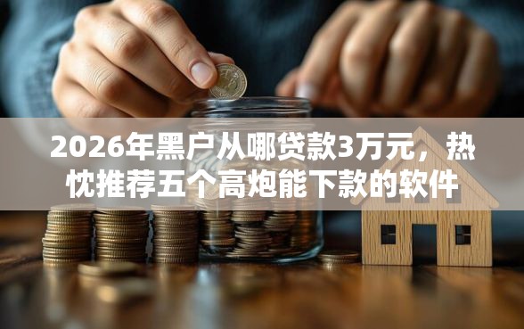2026年黑户从哪贷款3万元，热忱推荐五个高炮能下款的软件