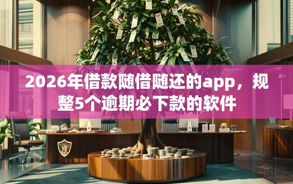 2026年借款随借随还的app，规整5个逾期必下款的软件