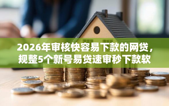 2026年审核快容易下款的网贷，规整5个新号易贷速审秒下款软件