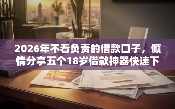 2026年不看负责的借款口子，倾情分享五个18岁借款神器快速下款平台