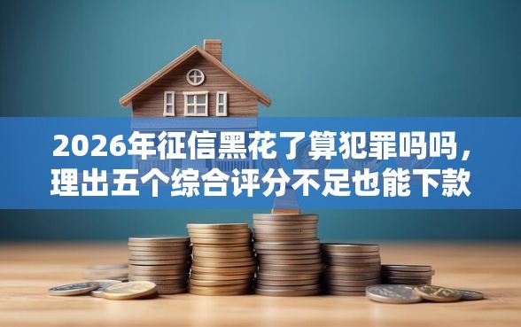 2026年征信黑花了算犯罪吗吗，理出五个综合评分不足也能下款的网贷