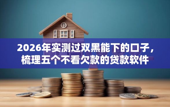 2026年实测过双黑能下的口子，梳理五个不看欠款的贷款软件