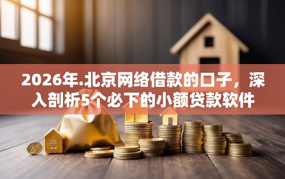 2026年.北京网络借款的口子，深入剖析5个必下的小额贷款软件