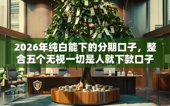 2026年纯白能下的分期口子,整合五个无视一切是人就下款口子 2026年纯白能下的分期口子,整合五个无视一切是人就下款口子