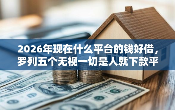 2026年现在什么平台的钱好借，罗列五个无视一切是人就下款平台