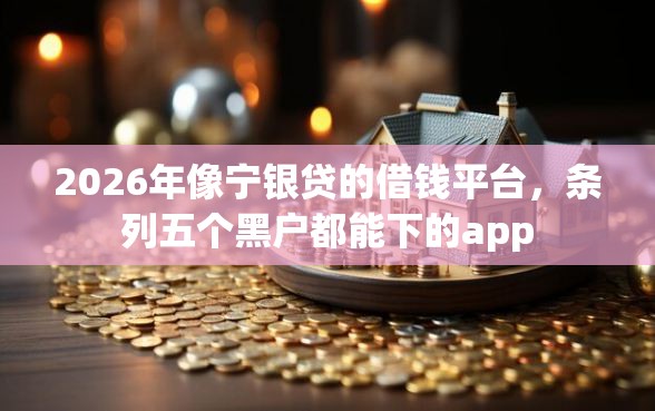 2026年像宁银贷的借钱平台，条列五个黑户都能下的app