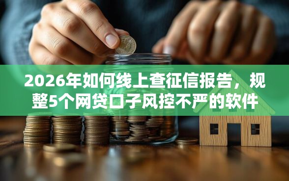 2026年如何线上查征信报告，规整5个网贷口子风控不严的软件