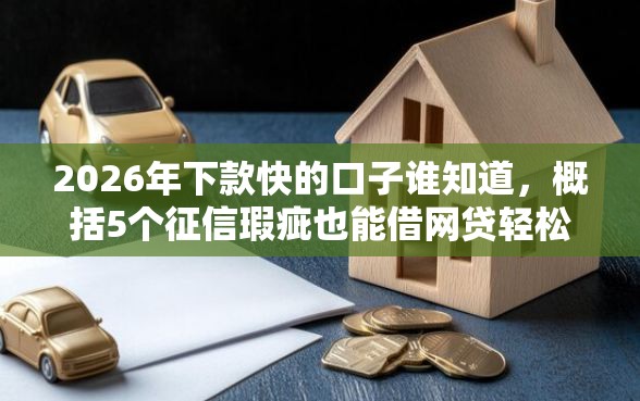 2026年下款快的口子谁知道，概括5个征信瑕疵也能借网贷轻松下款的口子