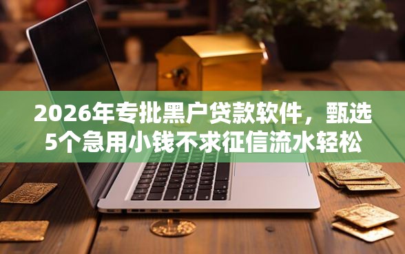 2026年专批黑户贷款软件，甄选5个急用小钱不求征信流水轻松贷的平台