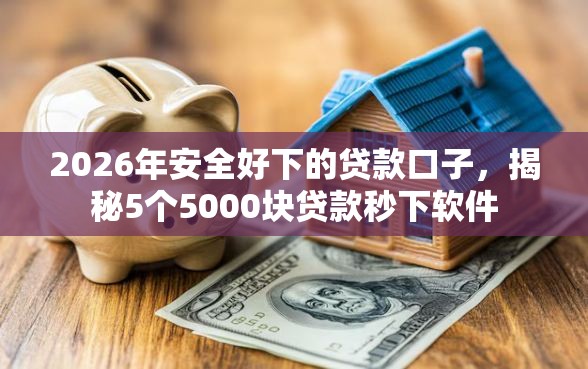 2026年安全好下的贷款口子，揭秘5个5000块贷款秒下软件