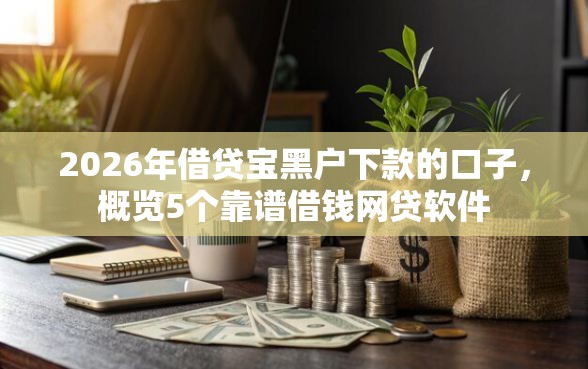 2026年借贷宝黑户下款的口子，概览5个靠谱借钱网贷软件