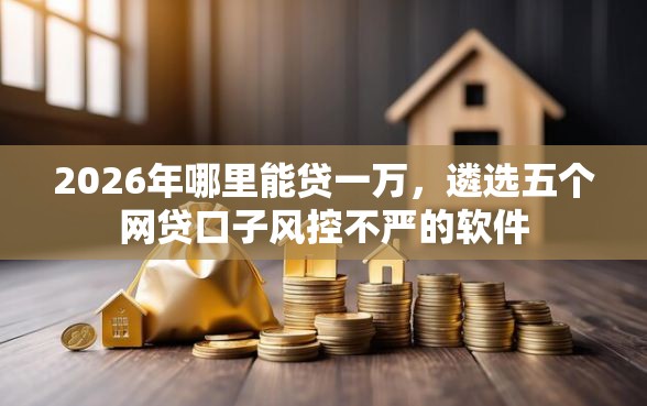 2026年哪里能贷一万，遴选五个网贷口子风控不严的软件