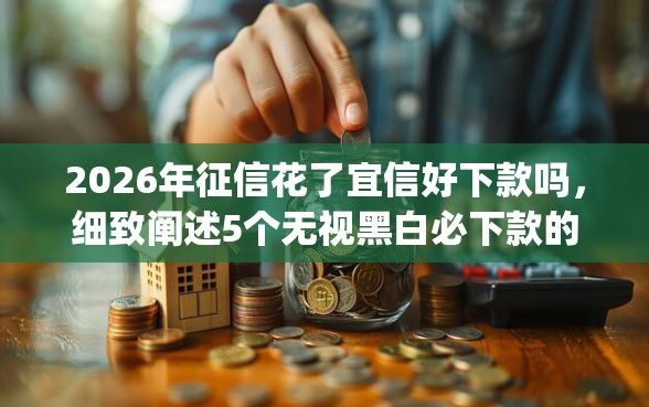 2026年征信花了宜信好下款吗，细致阐述5个无视黑白必下款的网贷app