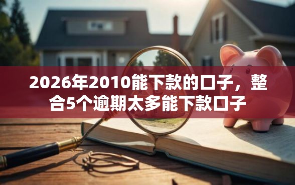 2026年2010能下款的口子，整合5个逾期太多能下款口子