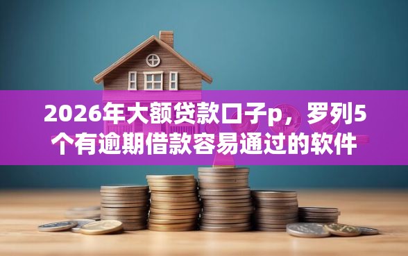 2026年大额贷款口子p，罗列5个有逾期借款容易通过的软件