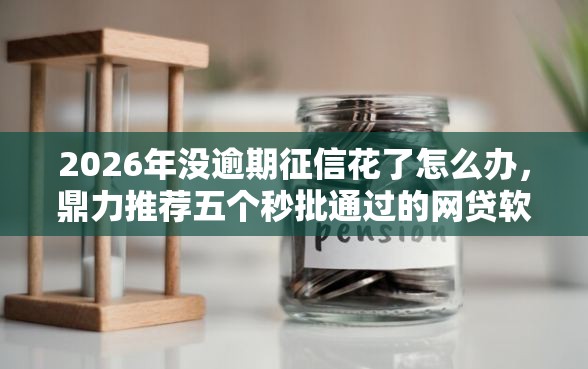 2026年没逾期征信花了怎么办，鼎力推荐五个秒批通过的网贷软件