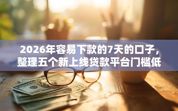 2026年容易下款的7天的口子，整理五个新上线贷款平台门槛低平台