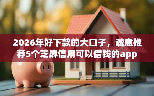 2026年好下款的大口子,诚意推荐5个芝麻信用可以借钱的app 2026年好下款的大口子,诚意推荐5个芝麻信用可以借钱的app