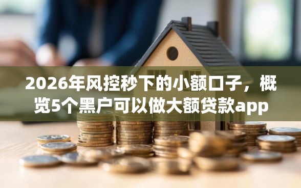 2026年风控秒下的小额口子，概览5个黑户可以做大额贷款app