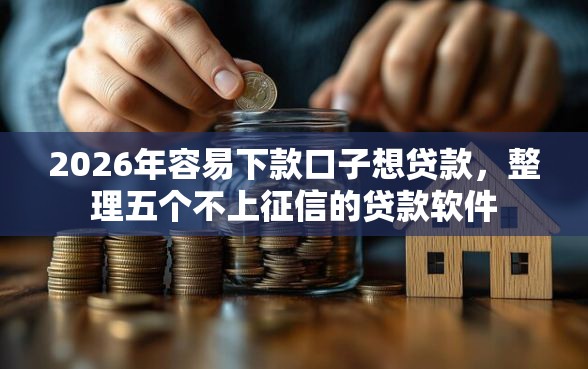 2026年容易下款口子想贷款，整理五个不上征信的贷款软件