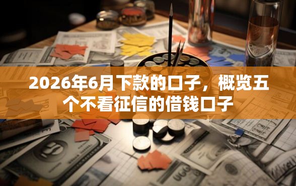 2026年6月下款的口子，概览五个不看征信的借钱口子
