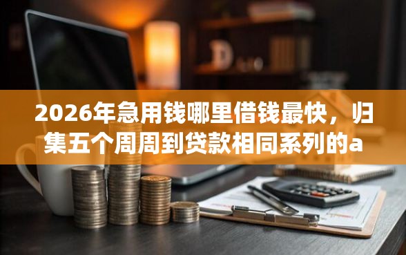 2026年急用钱哪里借钱最快,归集五个周周到贷款相同系列的app 2026年急用钱哪里借钱最快,归集五个周周到贷款相同系列的app