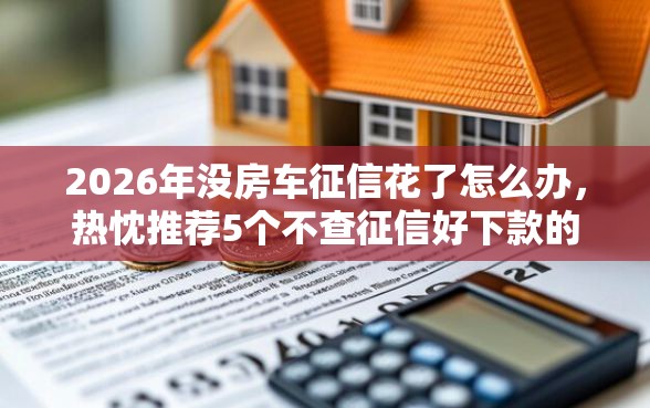 2026年没房车征信花了怎么办，热忱推荐5个不查征信好下款的网贷口子