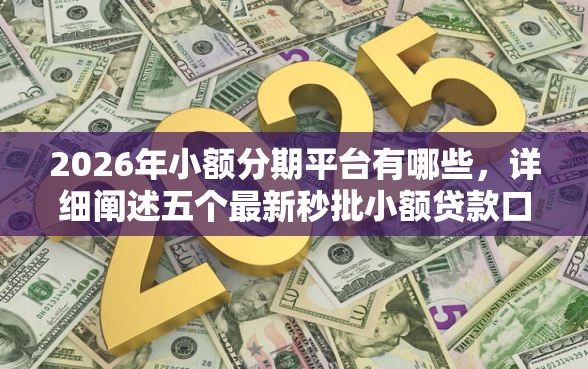 2026年小额分期平台有哪些，详细阐述五个最新秒批小额贷款口子