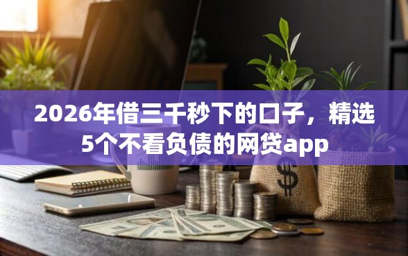 2026年借三千秒下的口子，精选5个不看负债的网贷app