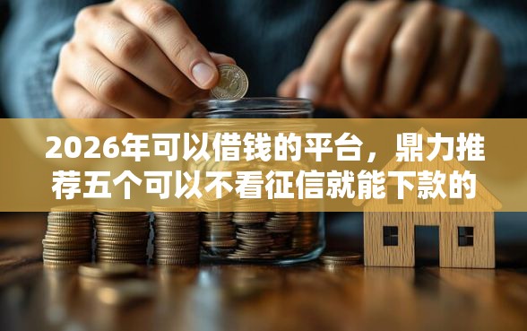 2026年可以借钱的平台，鼎力推荐五个可以不看征信就能下款的平台