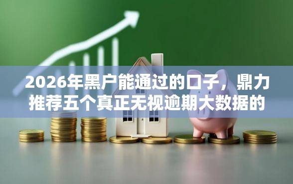 2026年黑户能通过的口子，鼎力推荐五个真正无视逾期大数据的网贷软件