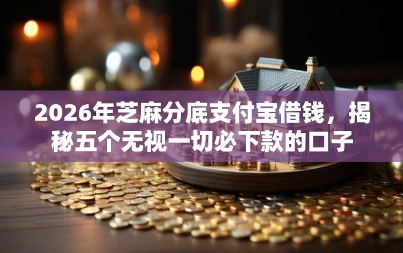 2026年芝麻分底支付宝借钱，揭秘五个无视一切必下款的口子