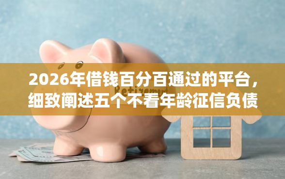 2026年借钱百分百通过的平台，细致阐述五个不看年龄征信负债的app