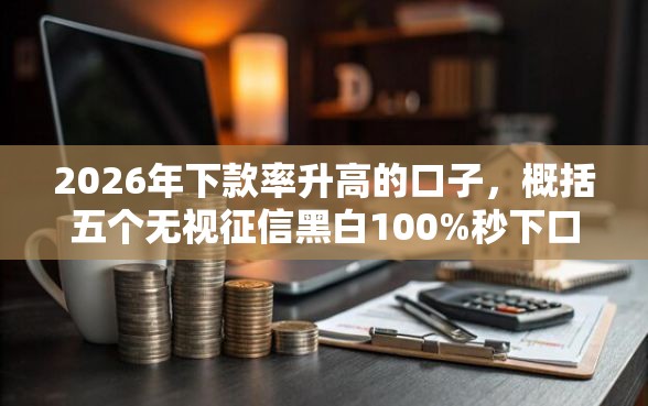 2026年下款率升高的口子,概括五个无视征信黑白100%秒下口子 2026年下款率升高的口子,概括五个无视征信黑白100%秒下口子