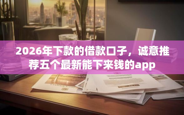 2026年下款的借款口子,诚意推荐五个最新能下来钱的app 2026年下款的借款口子,诚意推荐五个最新能下来钱的app