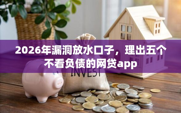 2026年漏洞放水口子，理出五个不看负债的网贷app