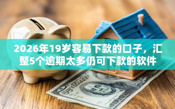 2026年19岁容易下款的口子，汇整5个逾期太多仍可下款的软件