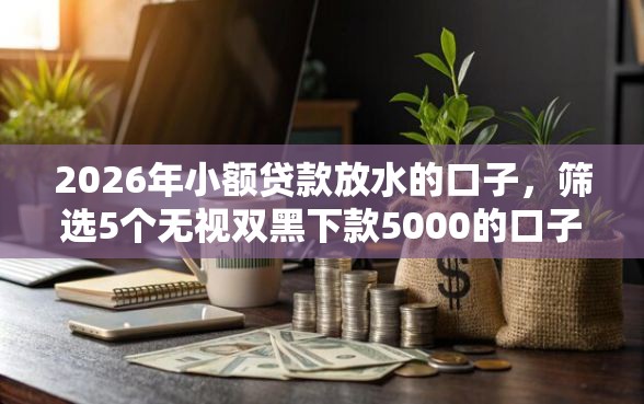 2026年小额贷款放水的口子，筛选5个无视双黑下款5000的口子