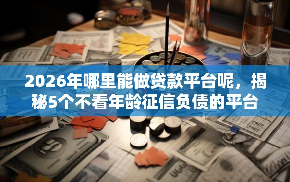 2026年哪里能做贷款平台呢，揭秘5个不看年龄征信负债的平台