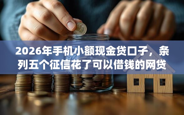 2026年手机小额现金贷口子，条列五个征信花了可以借钱的网贷app