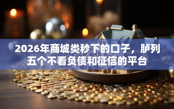 2026年商城类秒下的口子，胪列五个不看负债和征信的平台