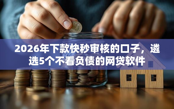2026年下款快秒审核的口子，遴选5个不看负债的网贷软件