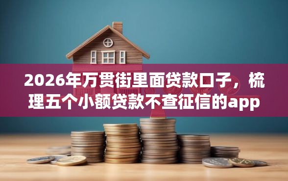 2026年万贯街里面贷款口子，梳理五个小额贷款不查征信的app