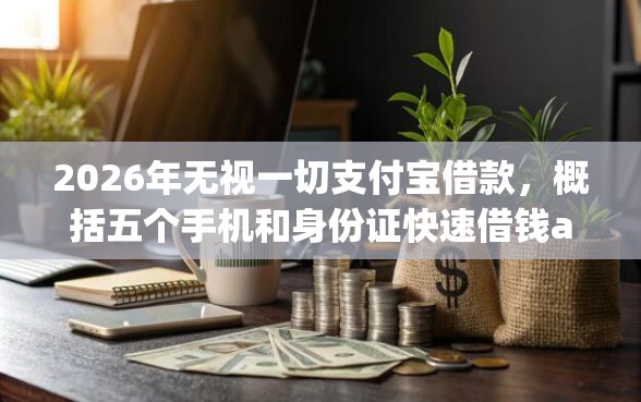 2026年无视一切支付宝借款，概括五个手机和身份证快速借钱app