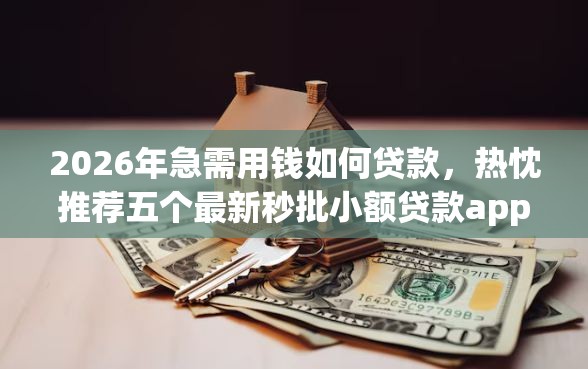 2026年急需用钱如何贷款，热忱推荐五个最新秒批小额贷款app