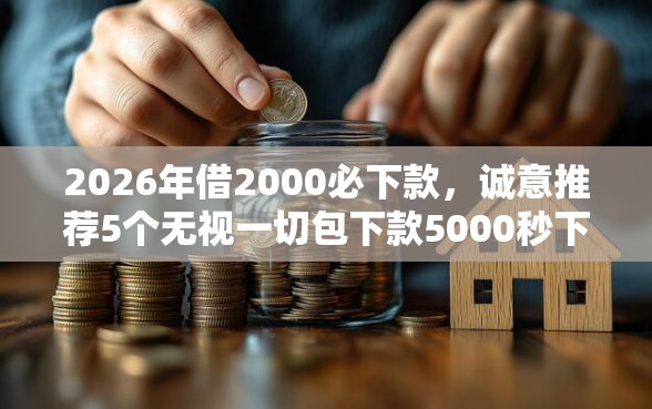 2026年借2000必下款，诚意推荐5个无视一切包下款5000秒下款的平台