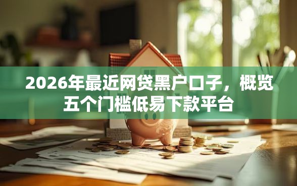 2026年最近网贷黑户口子，概览五个门槛低易下款平台